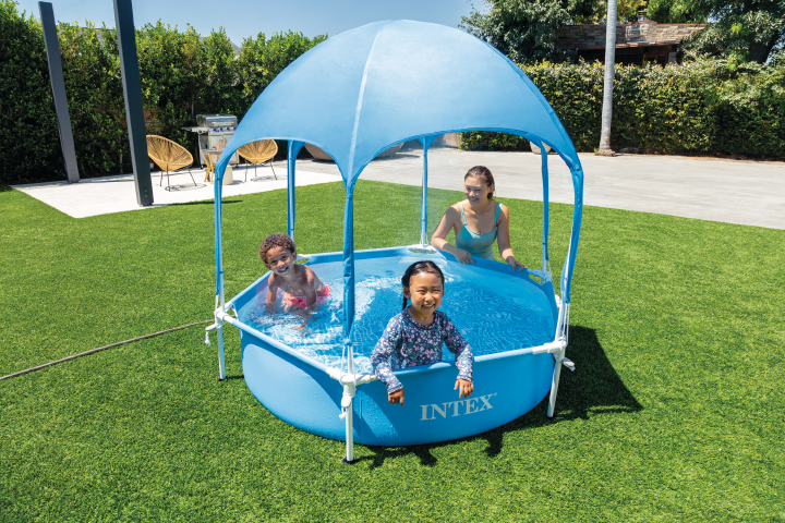 INTEX Metal Frame Pool Canopy mit Sonnendach 183 x 38 cm